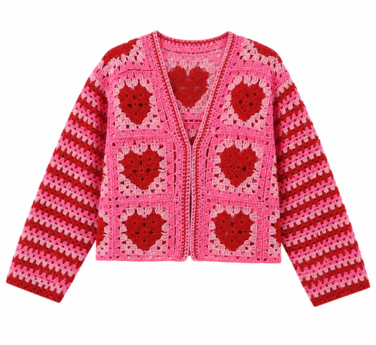 Cardigan Corazones 💖