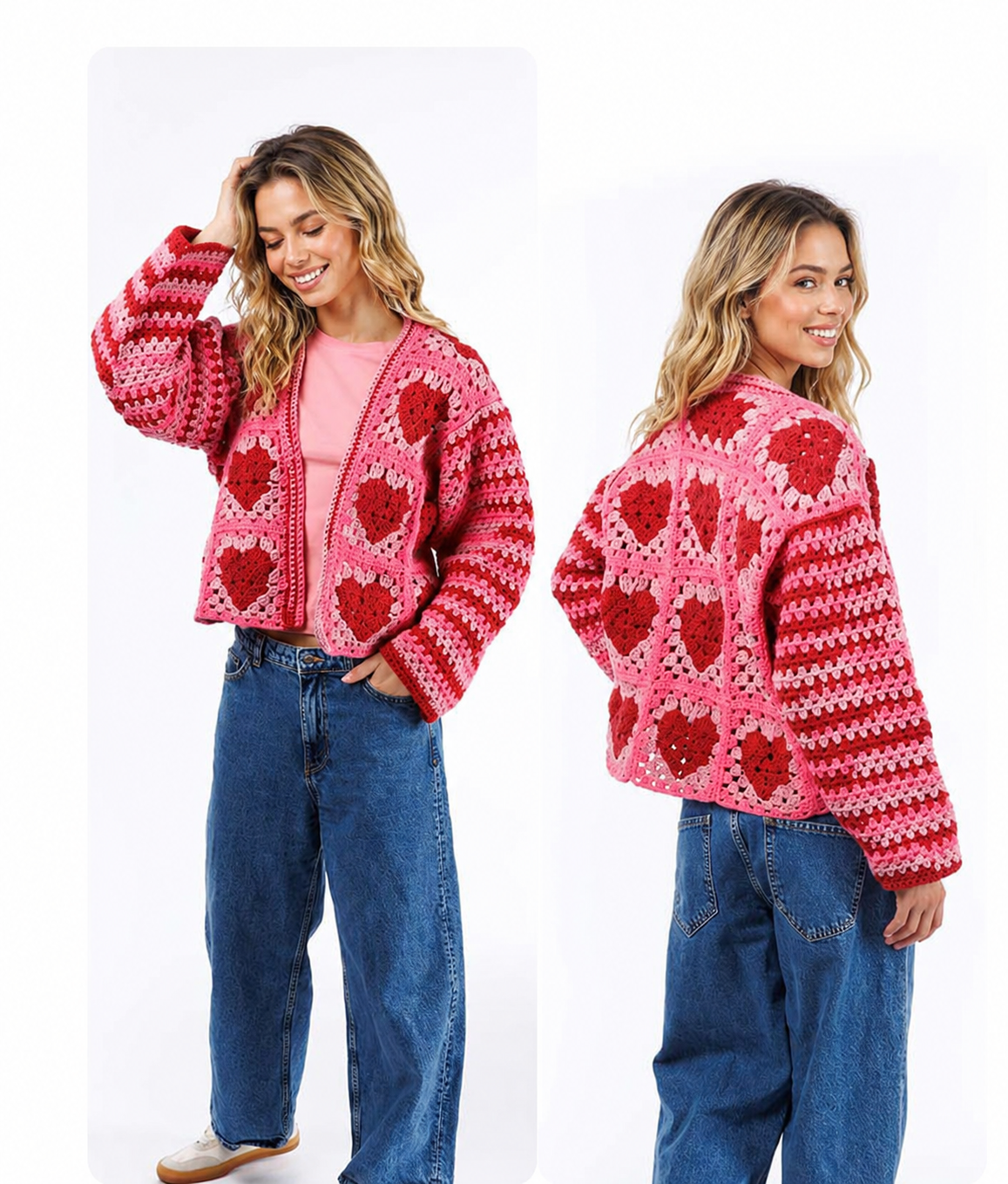 Cardigan Corazones 💖