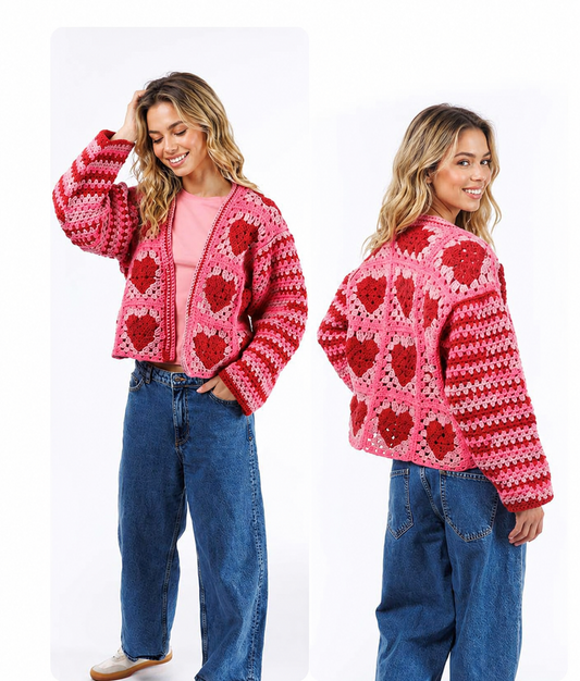 Cardigan Corazones 💖